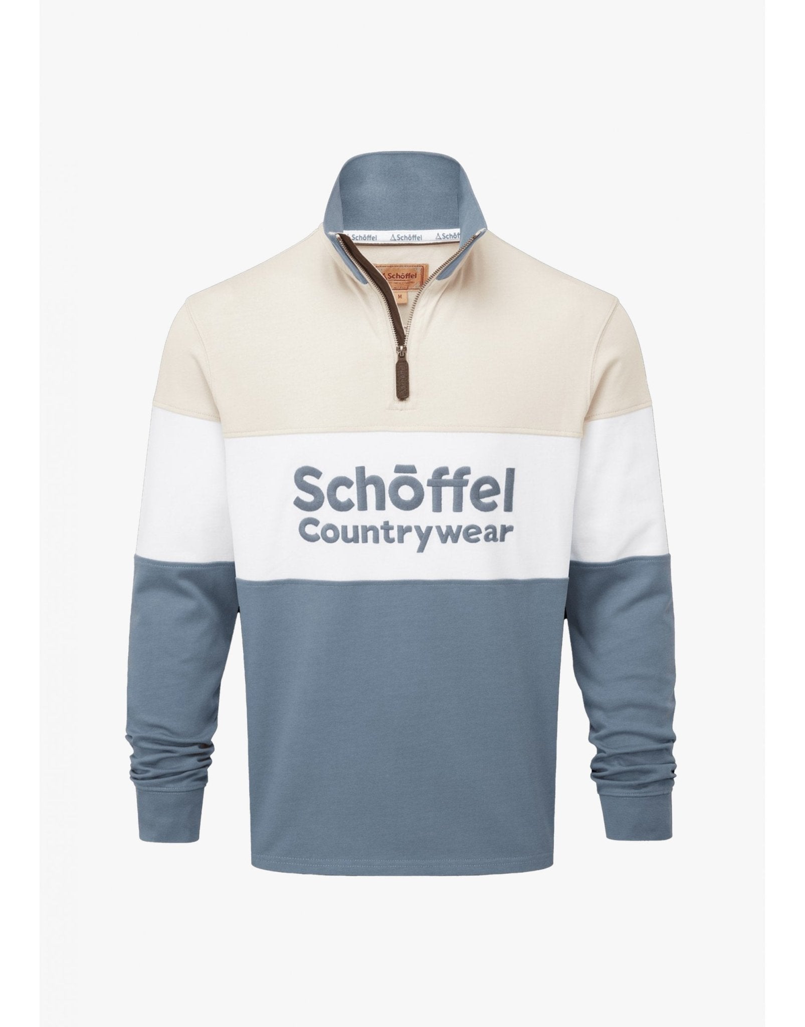 Young Ideas/Henmores - Exeter Heritage 1/4 Zip - 4002 Stone - XS