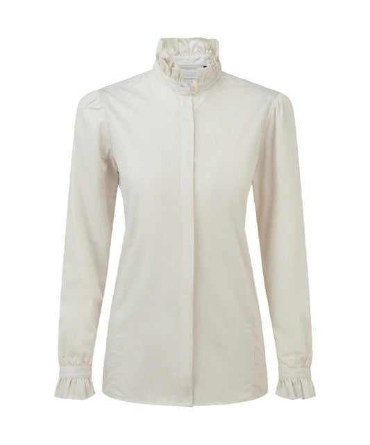 Young Ideas & Henmores -Fakenham Shirt -4006 Linen Stripe -8