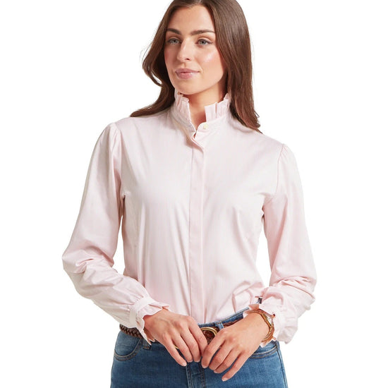 Young Ideas & Henmores -Fakenham Shirt -2654 Pink Stripe -8