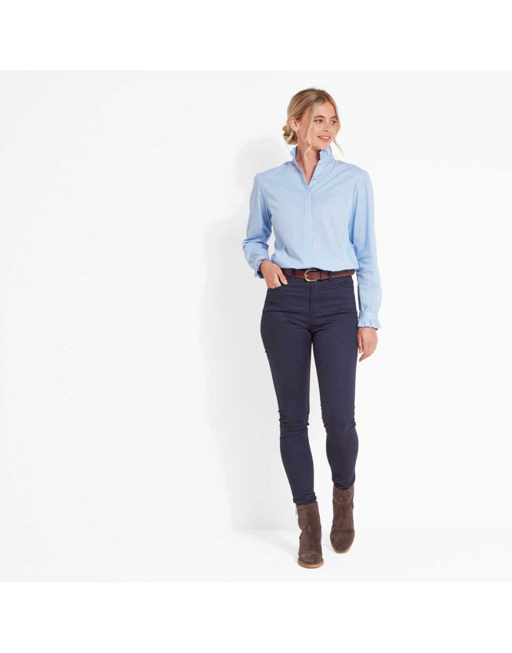 Young Ideas/Henmores - Fakenham Shirt - 8013 Light Blue Stripe - 8