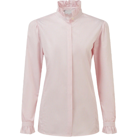 Young Ideas & Henmores -Fakenham Shirt -2654 Pink Stripe -8