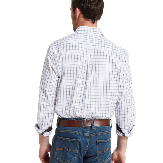 Young Ideas & Henmores -Halesworth Tailored Shirt -8008 Blue Check -15