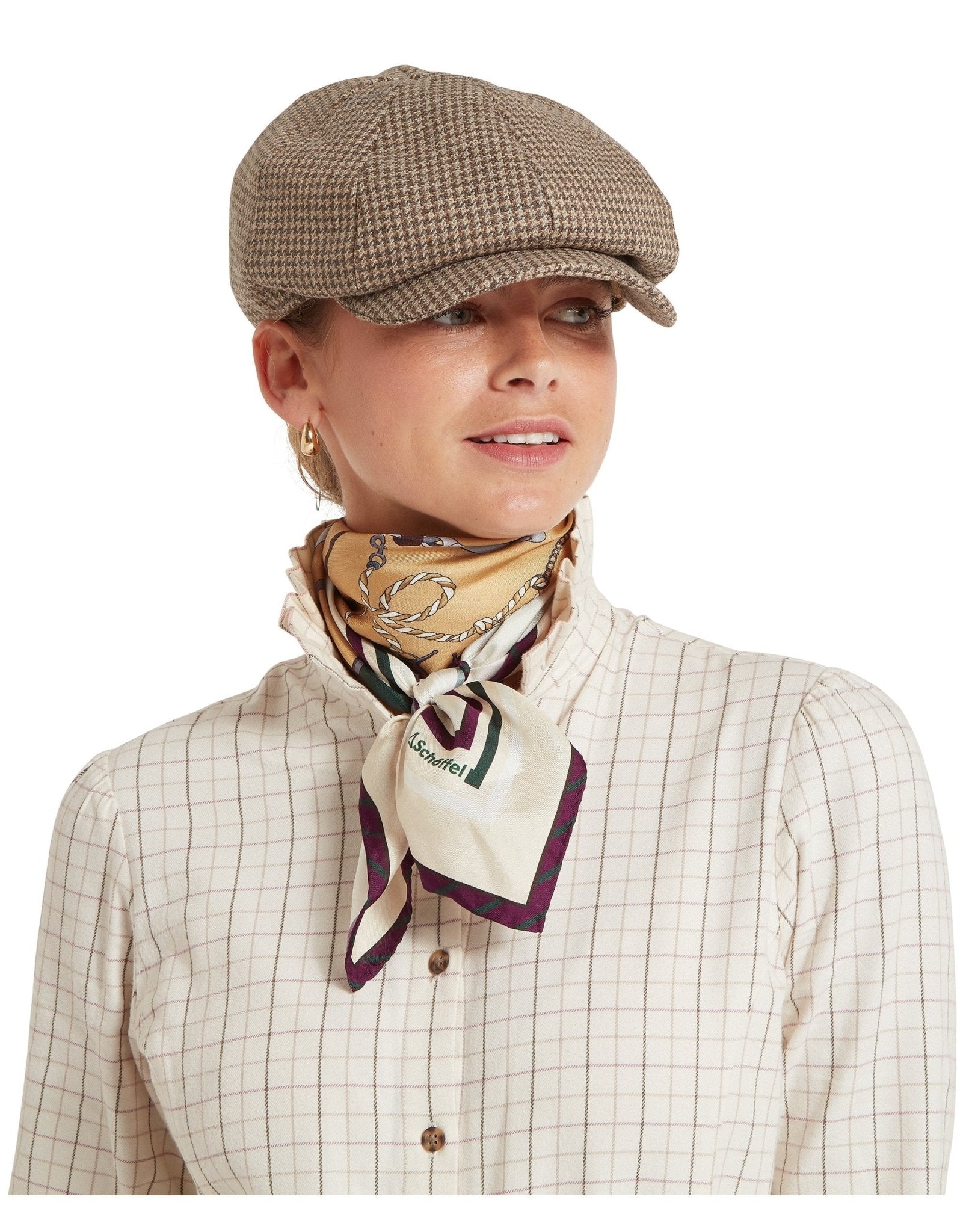 Young Ideas/Henmores - Hathersage Silk Scarf - Bridle Print - OS