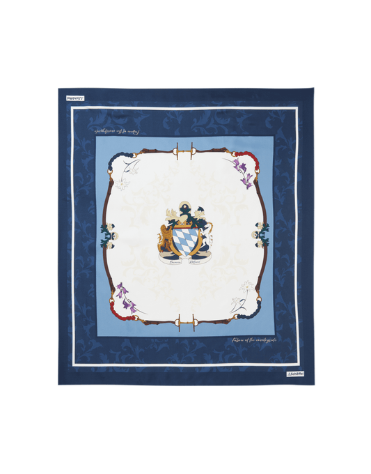 Young Ideas/Henmores - Hathersage Silk Scarf - Bridle Print - OS