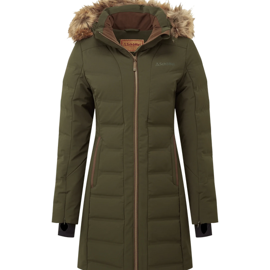 Young Ideas & Henmores -Hurlingham Waterproof Down Coat -6045 Forest -10