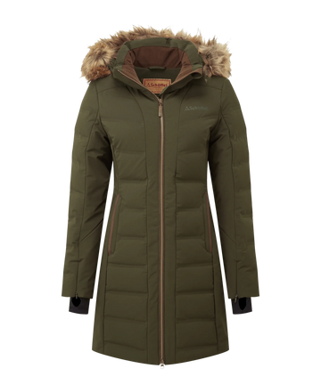 Young Ideas & Henmores -Hurlingham Waterproof Down Coat -6045 Forest -10