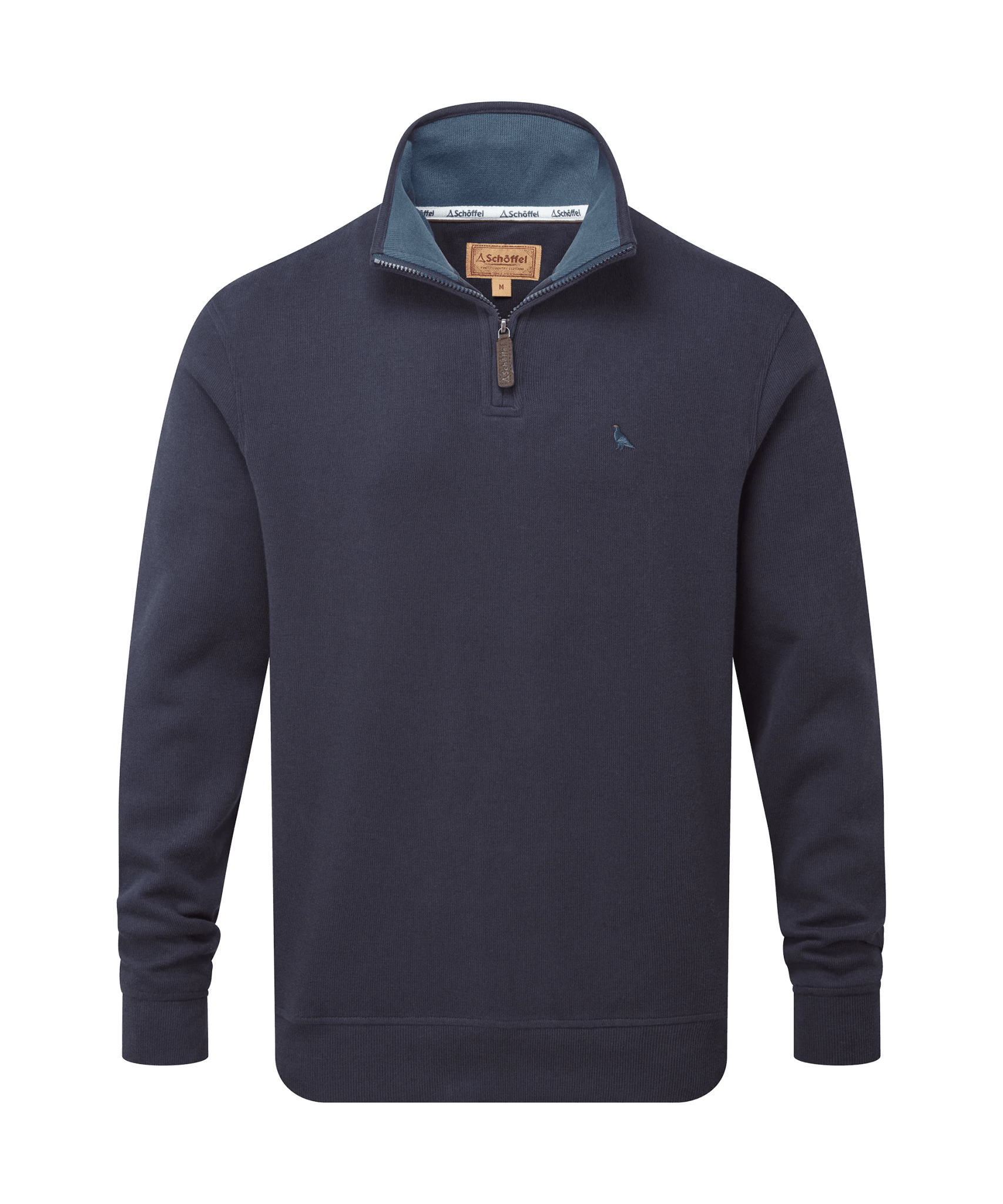 Young Ideas & Henmores -Kingsand 1/4 Zip Jumper -8270 True Navy -S
