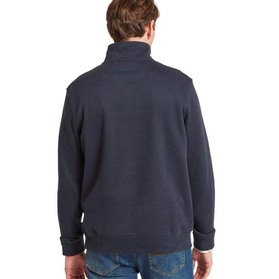 Young Ideas & Henmores -Kingsand 1/4 Zip Jumper -8270 True Navy -S