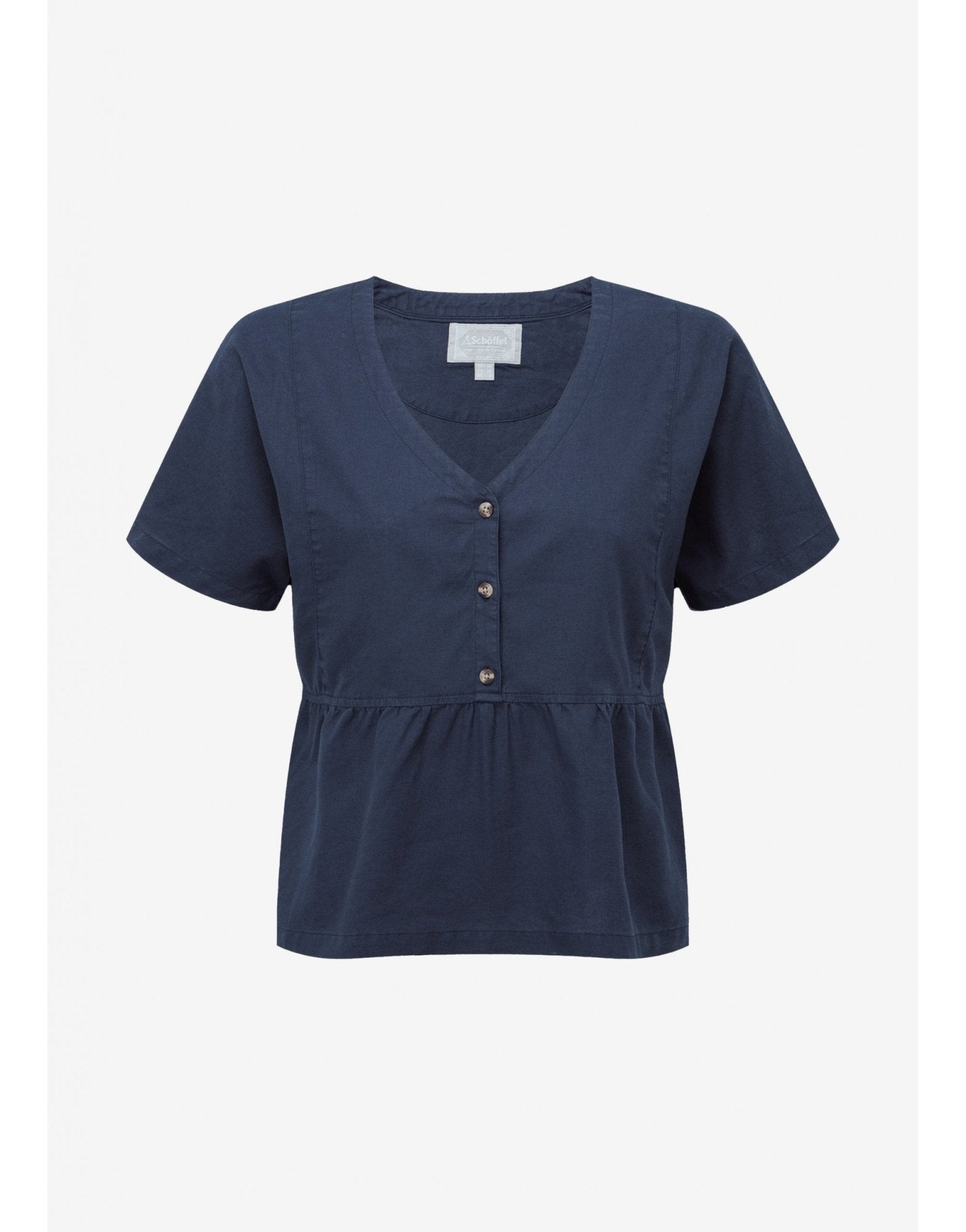 Young Ideas/Henmores - Lavenham Linen Top - 8382 Dark Blueberry - 10