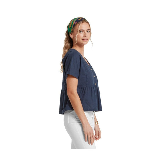 Young Ideas/Henmores - Lavenham Linen Top - 8382 Dark Blueberry - 10