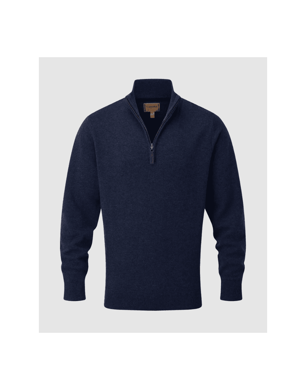 Young Ideas/Henmores - Lewis Lambswool V Neck Jumper - Navy - M