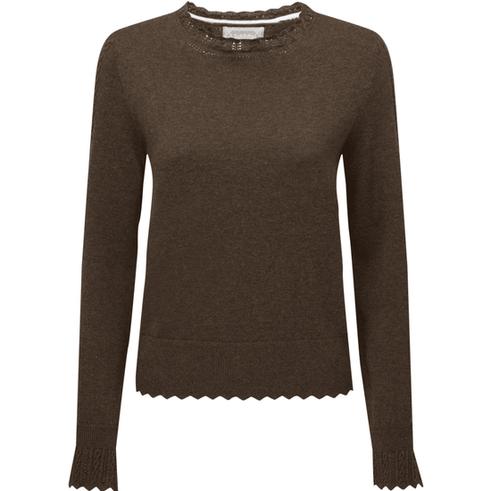 Young Ideas/Henmores - Leyburn Jumper - 2883 Chocolate - 10