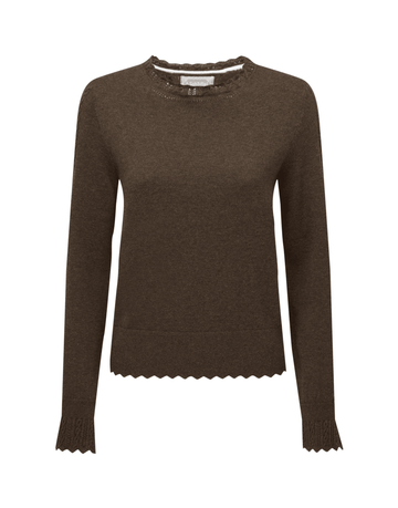 Young Ideas/Henmores - Leyburn Jumper - 2883 Chocolate - 10