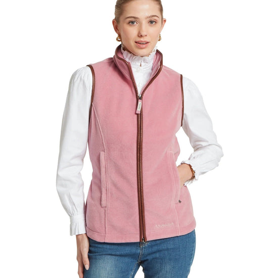 Young Ideas & Henmores -Lyndon II Fleece Gilet -3674 Antique Rose -8