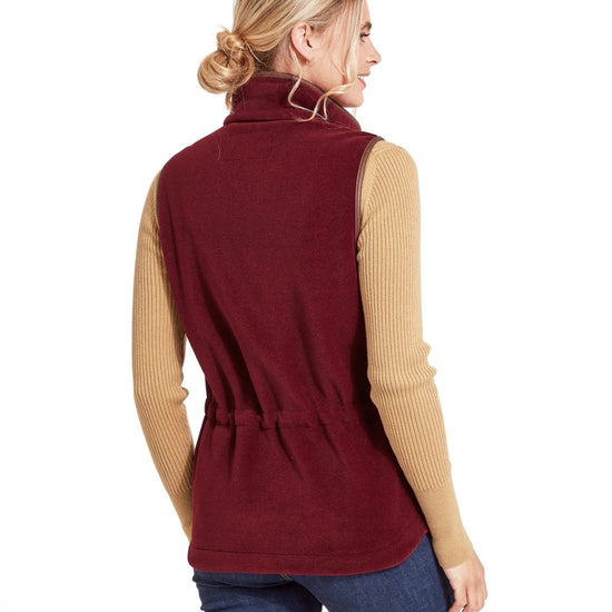 Young Ideas & Henmores -Lyndon II Fleece Gilet -6990 Dark Olive -8