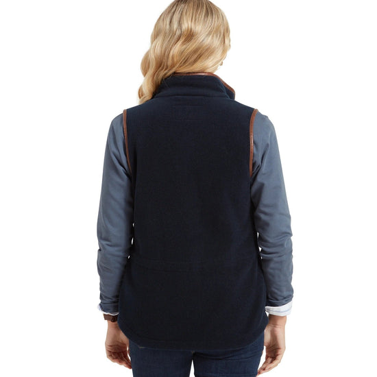 Young Ideas & Henmores -Lyndon II Fleece Gilet -2844 Claret -8