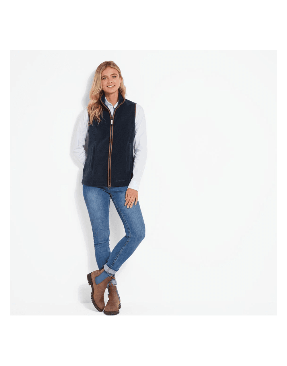 Young Ideas/Henmores - Lyndon Ii Fleece Gilet - 4578 Mushroom - 8