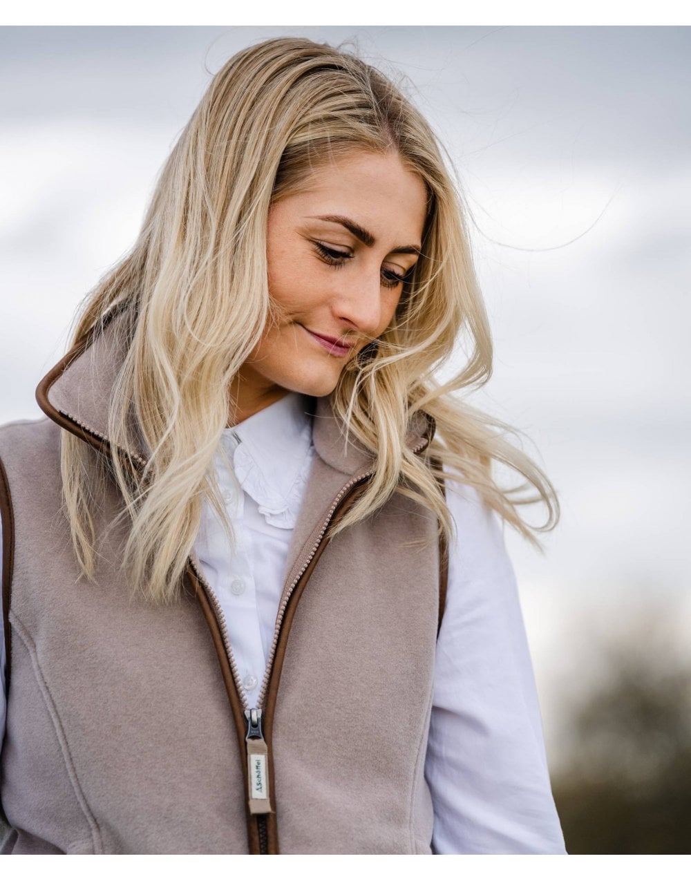 Young Ideas/Henmores - Lyndon Ii Fleece Gilet - 4578 Mushroom - 8