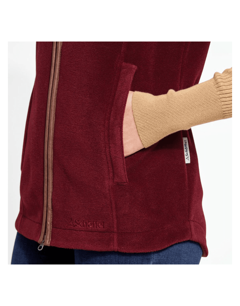 Young Ideas/Henmores - Lyndon Ii Fleece Gilet - 4578 Mushroom - 8