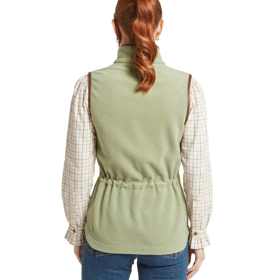 Young Ideas & Henmores -Lyndon II Fleece Gilet -6791 Sage Green -8