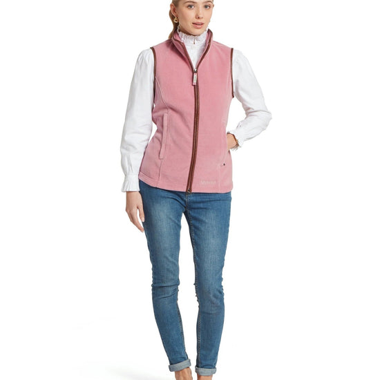 Young Ideas & Henmores -Lyndon II Fleece Gilet -3674 Antique Rose -8