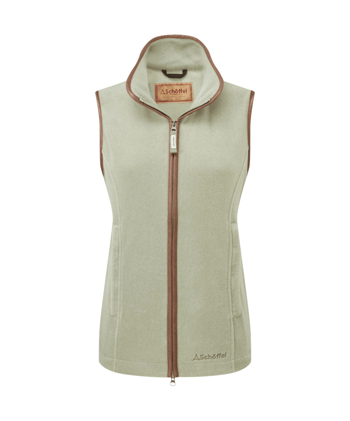 Young Ideas & Henmores -Lyndon II Fleece Gilet -6791 Sage Green -8