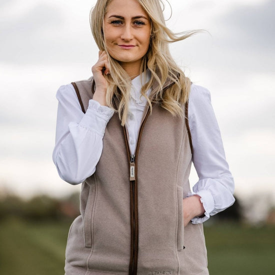 Young Ideas/Henmores - Lyndon Ii Fleece Gilet - 4578 Mushroom - 8
