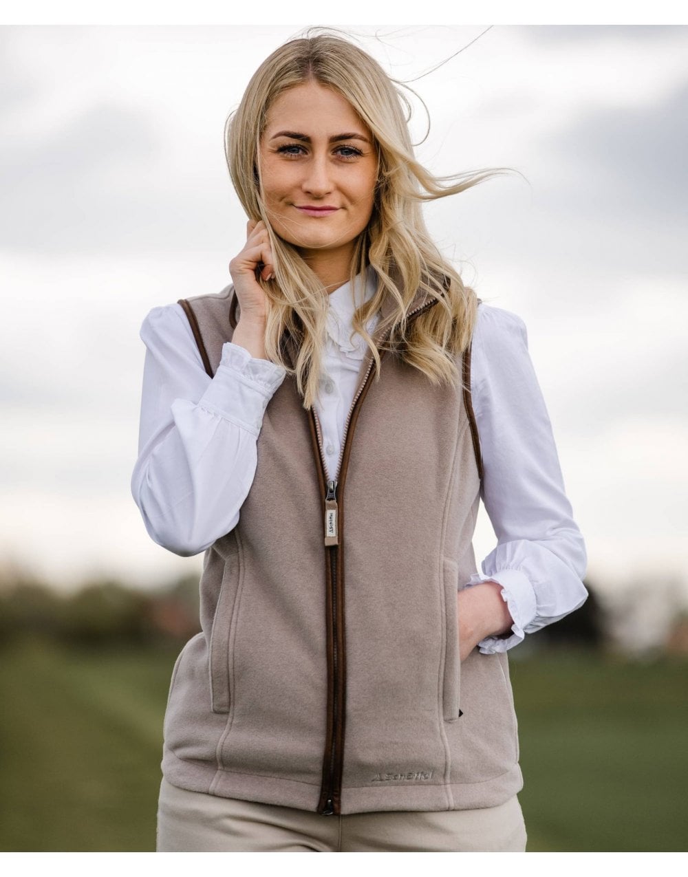 Young Ideas/Henmores - Lyndon Ii Fleece Gilet - 4578 Mushroom - 8