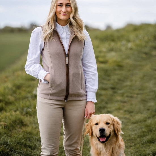 Young Ideas/Henmores - Lyndon Ii Fleece Gilet - 4578 Mushroom - 8