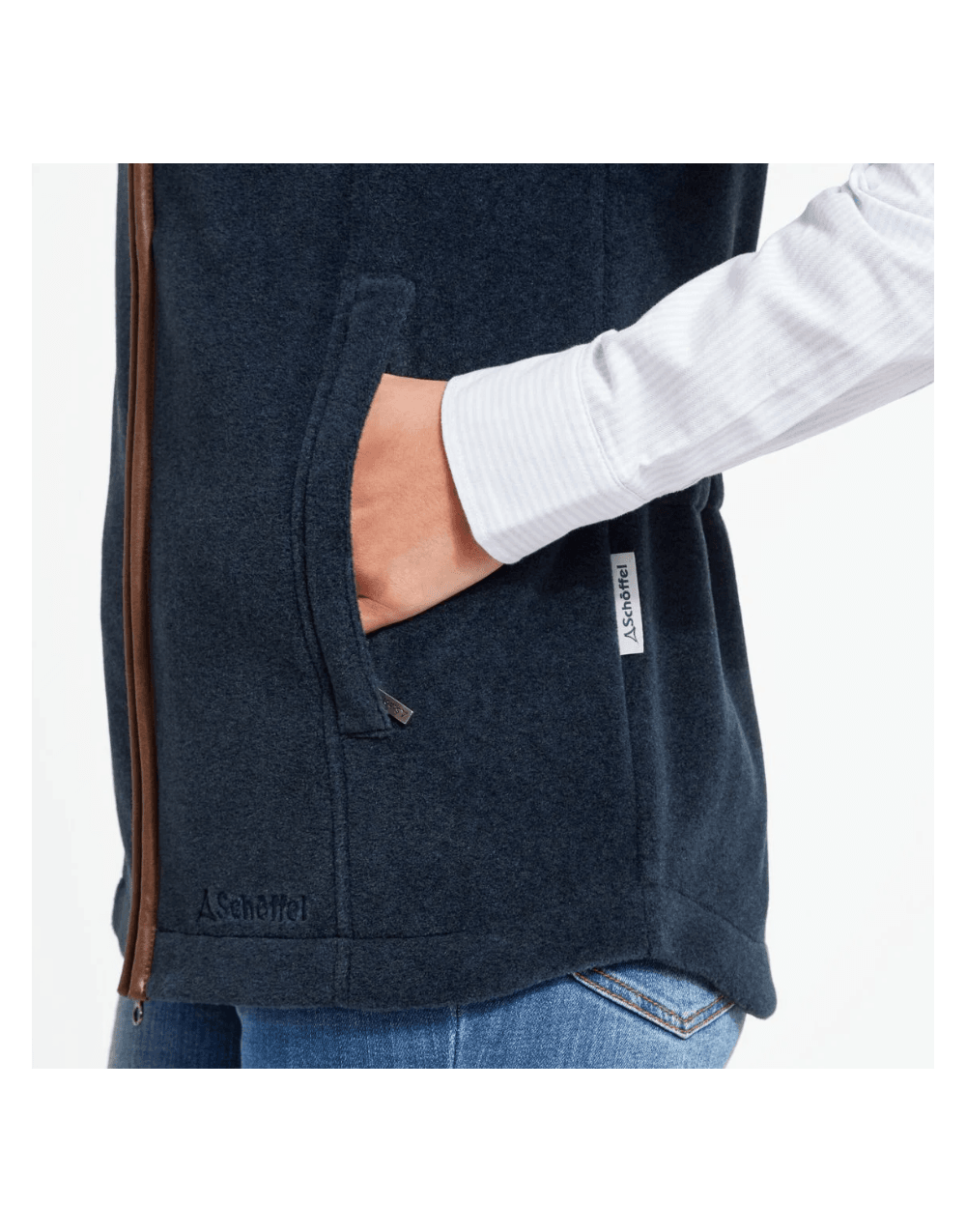Young Ideas/Henmores - Lyndon Ii Fleece Gilet - 4578 Mushroom - 8