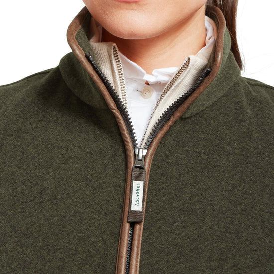 Young Ideas & Henmores -Lyndon II Fleece Gilet -6791 Sage Green -8