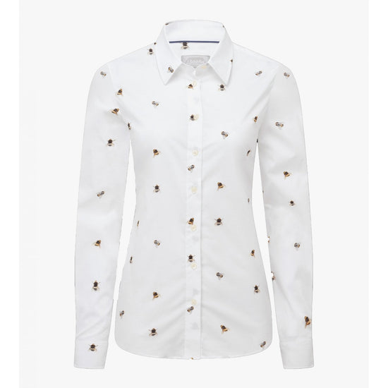 Young Ideas/Henmores - Norfolk Shirt Painted Bee - 1199 White - 8