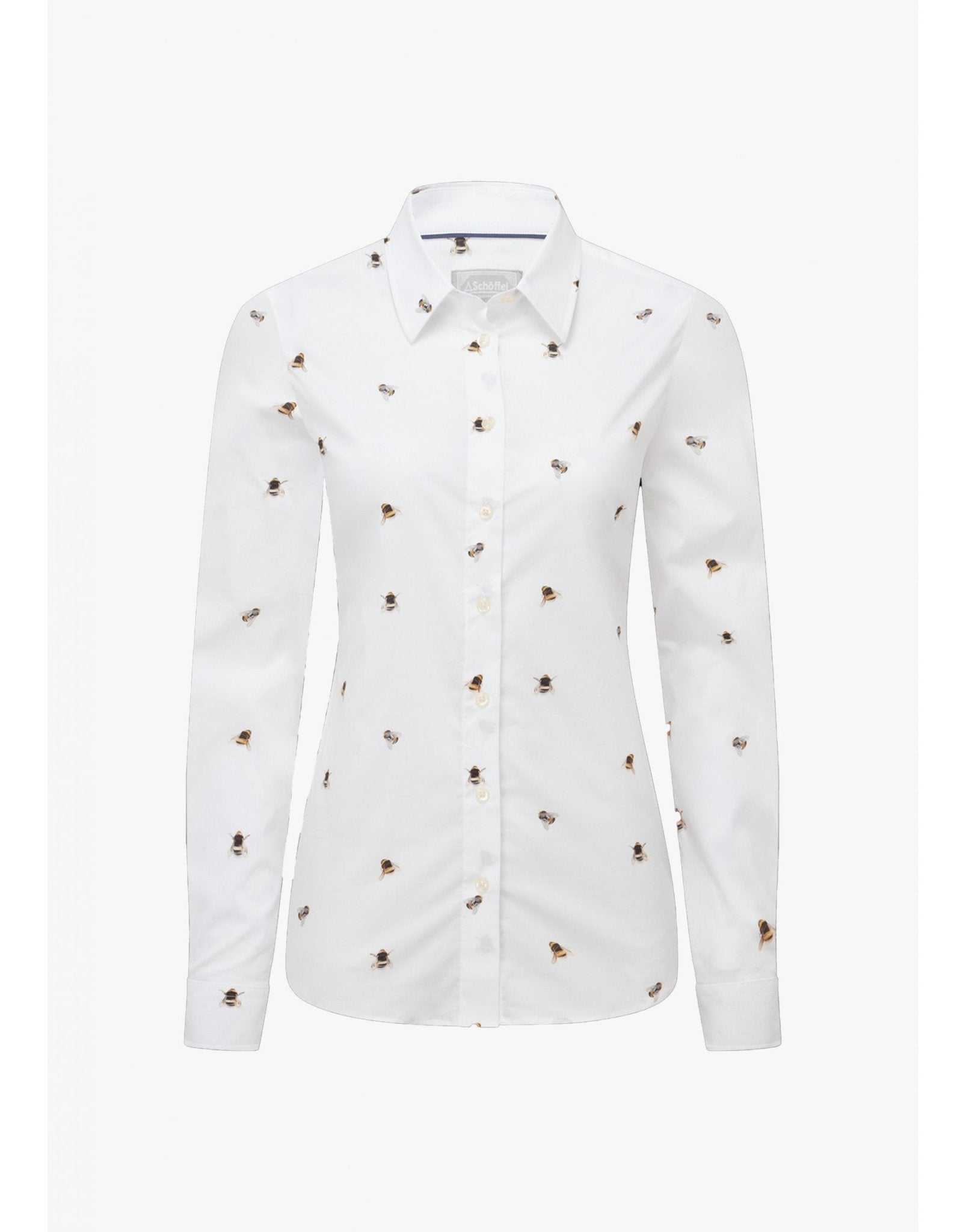 Young Ideas/Henmores - Norfolk Shirt Painted Bee - 1199 White - 8