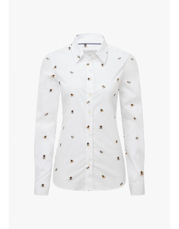 Young Ideas/Henmores - Norfolk Shirt Painted Bee - 1199 White - 8