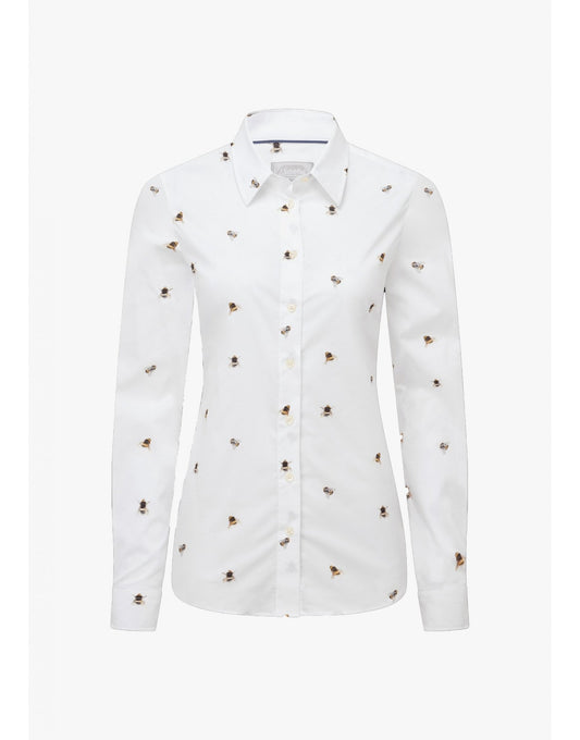 Young Ideas/Henmores - Norfolk Shirt Painted Bee - 1199 White - 8