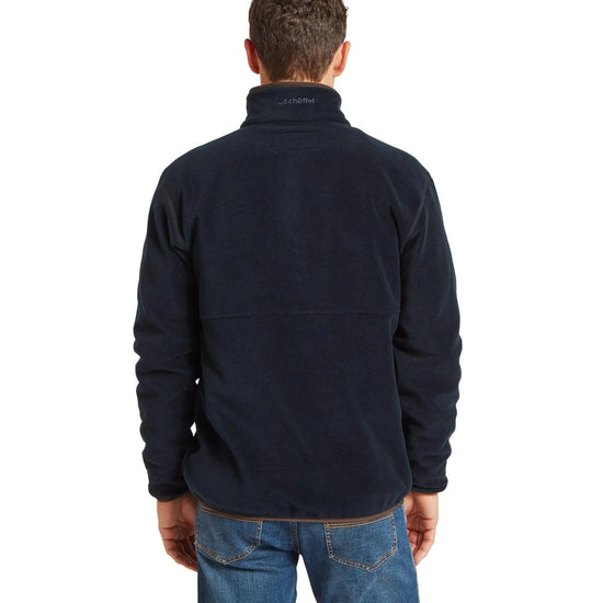 Young Ideas & Henmores -Norton Fleece Quarter Zip -8880 Navy -M