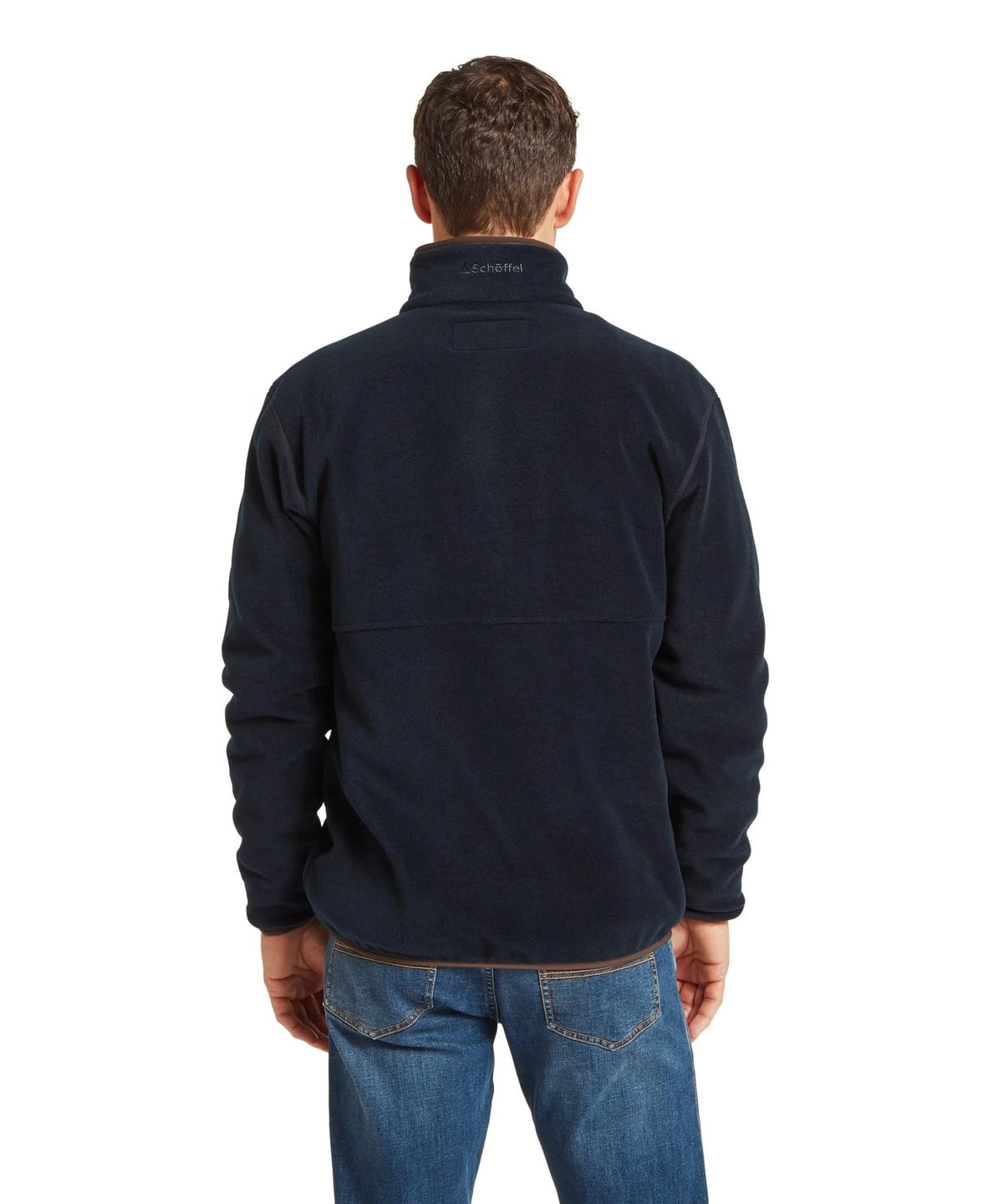 Young Ideas & Henmores -Norton Fleece Quarter Zip -8880 Navy -M