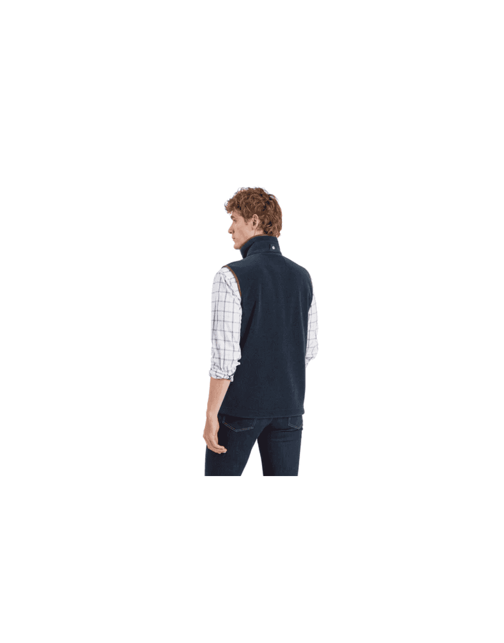 Young Ideas/Henmores - Oakham Fleece Gilet - 6990 Dark Olive - 34