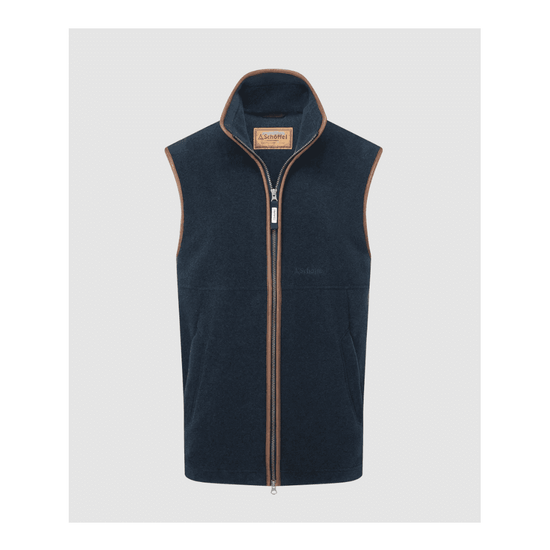 Young Ideas/Henmores - Oakham Fleece Gilet - 6990 Dark Olive - 34