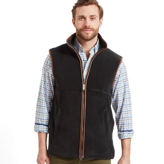 Young Ideas & Henmores -Oakham Fleece Gilet -9880 Gunmetal -34