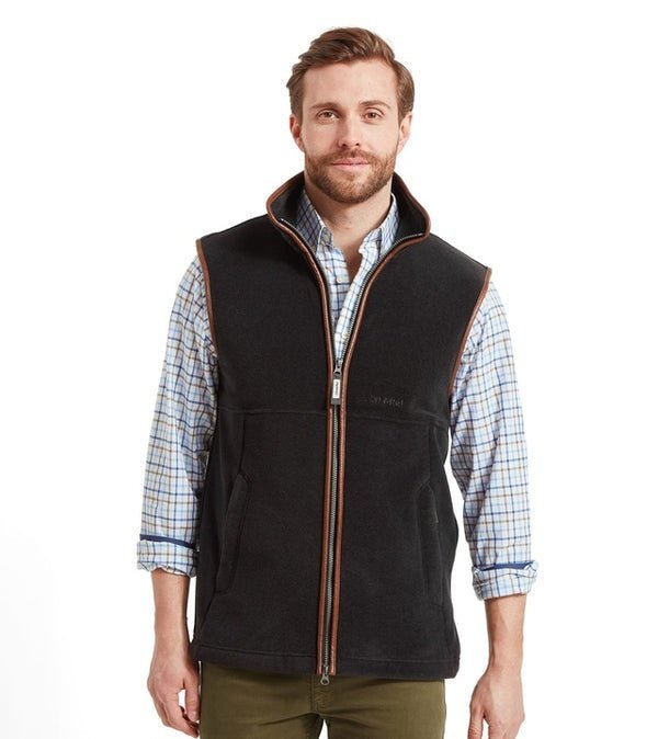 Young Ideas & Henmores -Oakham Fleece Gilet -9880 Gunmetal -34