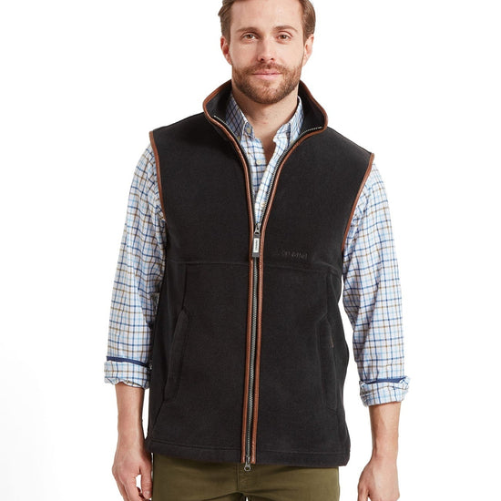 Young Ideas & Henmores -Oakham Fleece Gilet -9880 Gunmetal -34