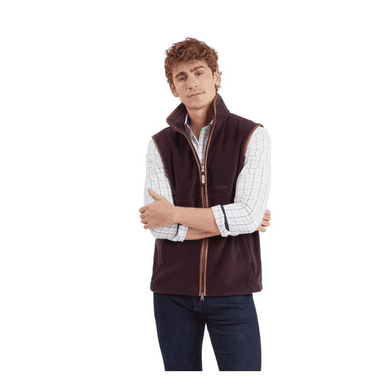 Young Ideas/Henmores - Oakham Fleece Gilet - 6990 Dark Olive - 34