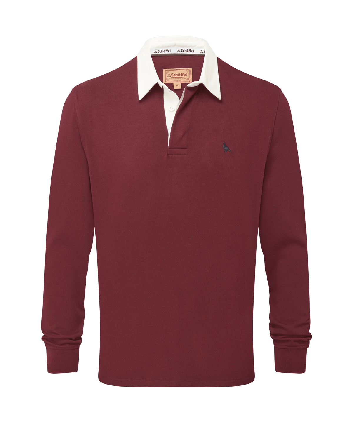 Young Ideas & Henmores -Porthallow Rugby Shirt -2874 Port -S