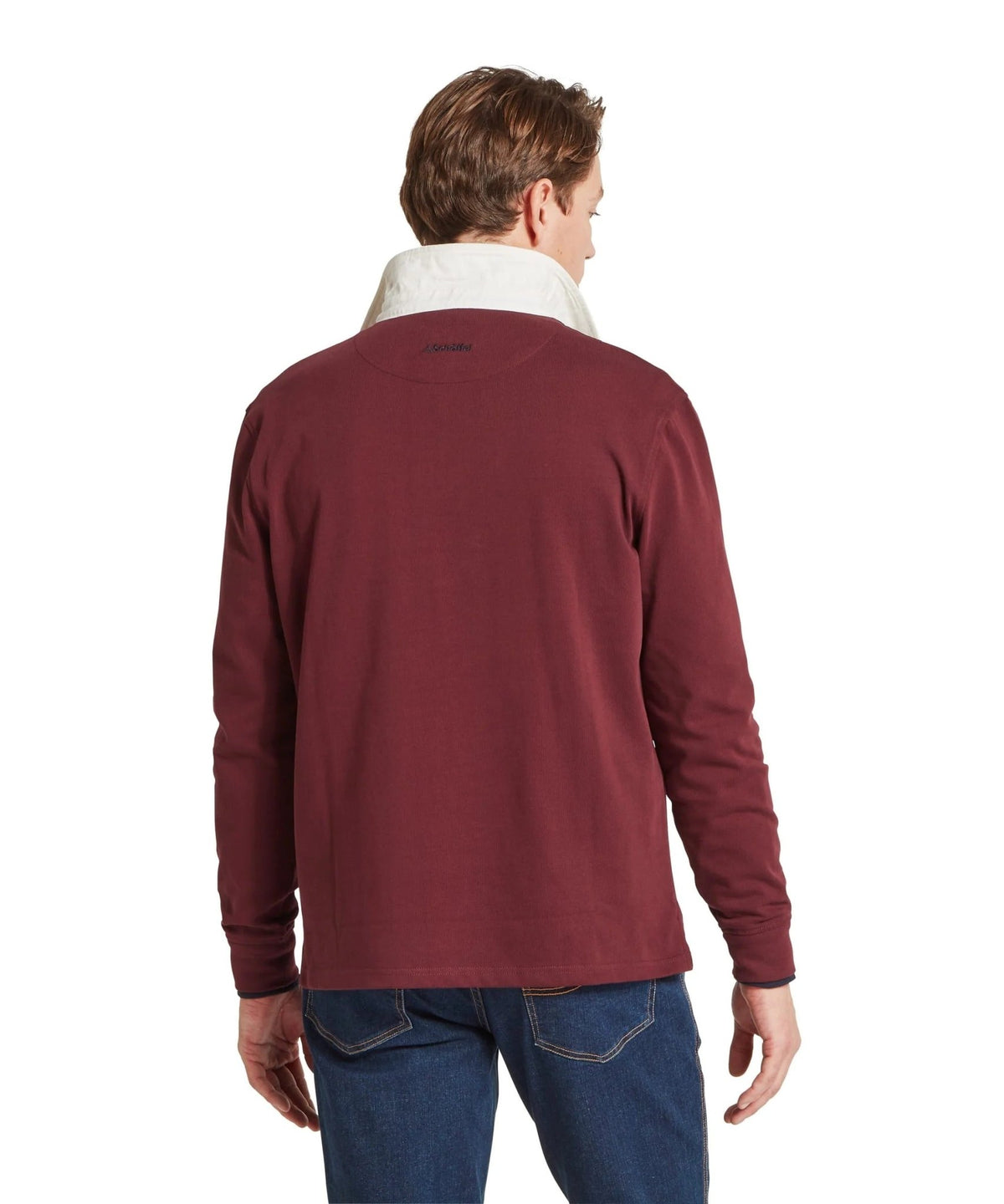 Young Ideas & Henmores -Porthallow Rugby Shirt -2874 Port -S