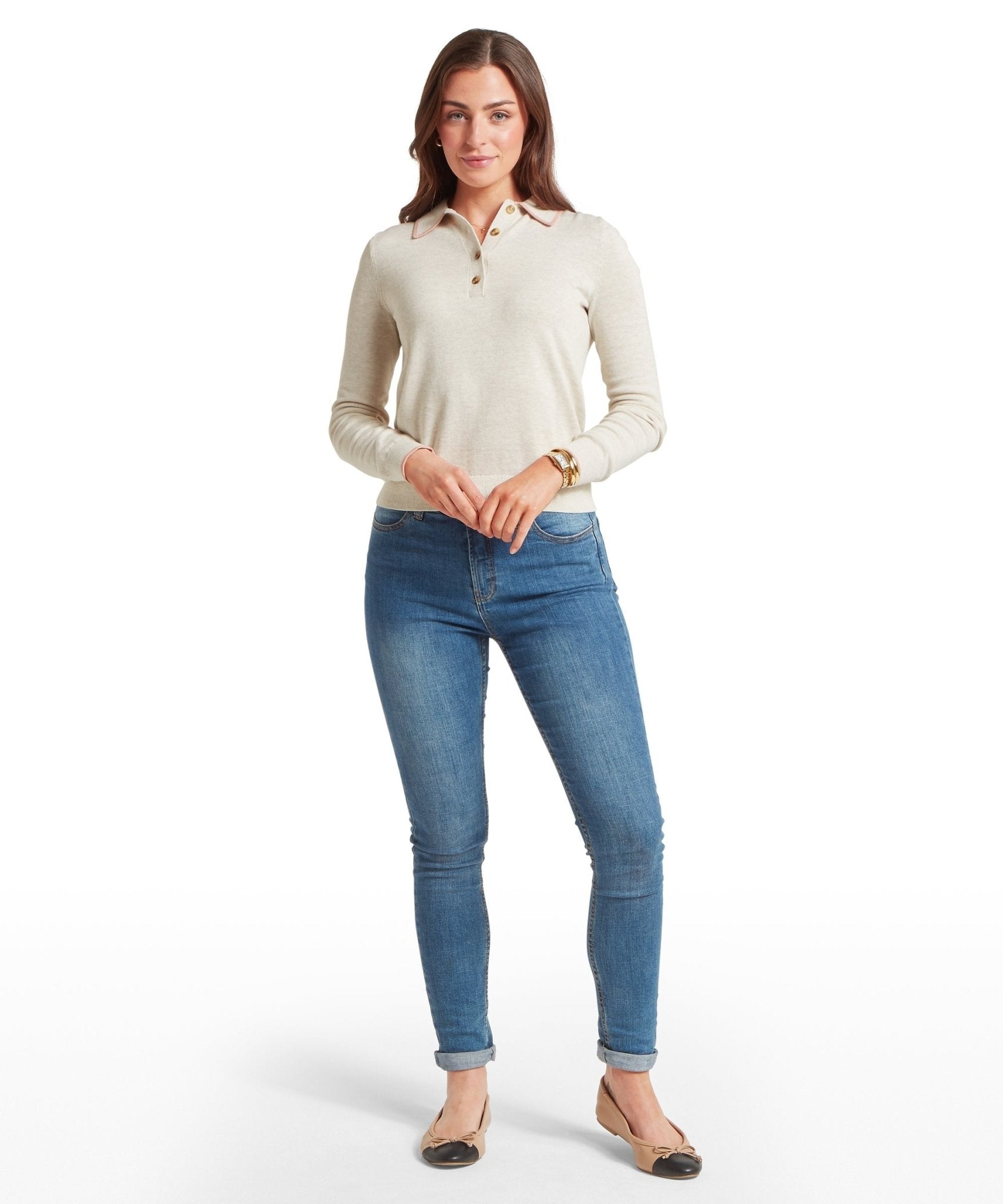 Young Ideas/Henmores - Portloe Jumper - 9103 Dove - 10