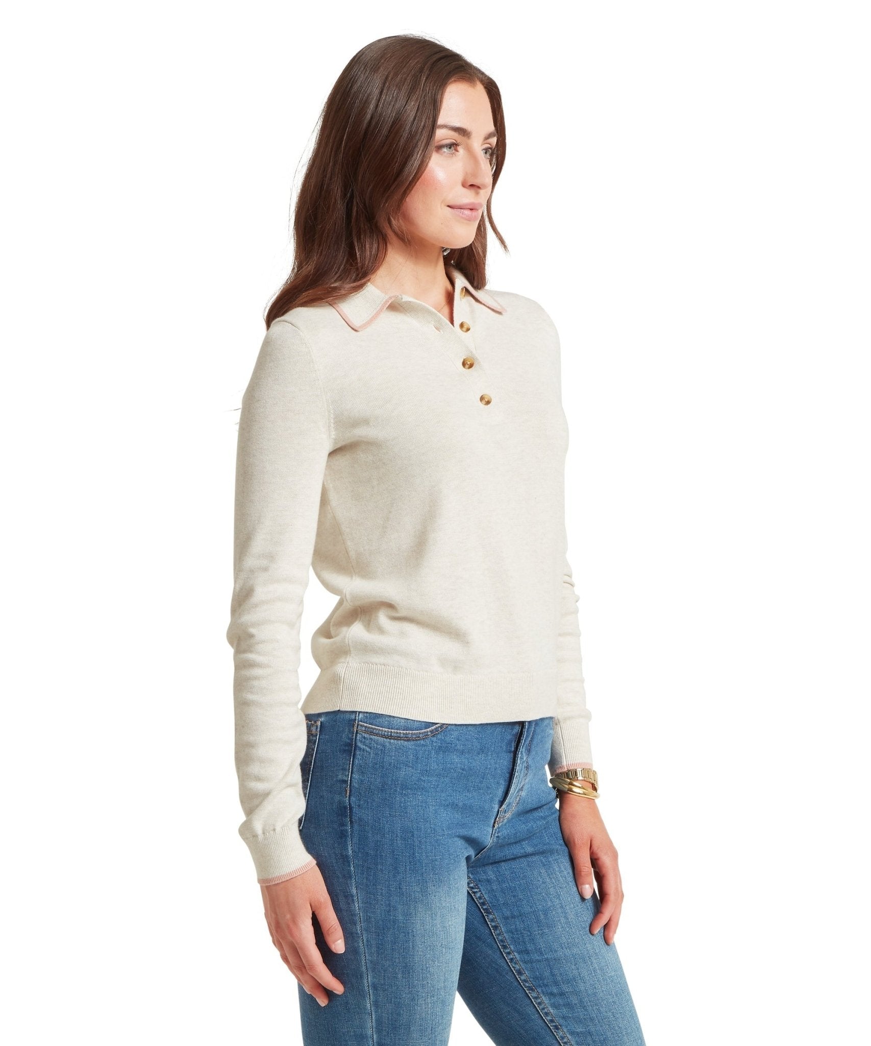 Young Ideas/Henmores - Portloe Jumper - 9103 Dove - 10
