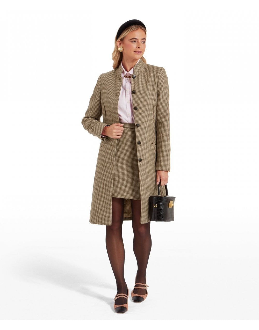 Young Ideas/Henmores - Portree Tweed Jacket - Houndstooth Tweed - 10