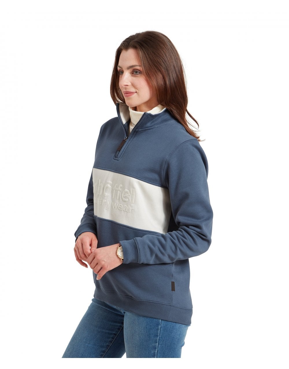 Young Ideas/Henmores - St Agnes Sweatshirt - 8311 Vintage Navy - 8