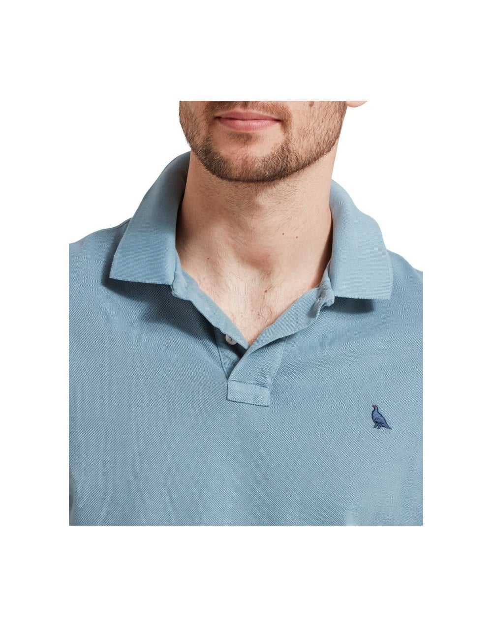 Young Ideas/Henmores - St Ives Garment Dyed Polo Shirt - 2875 Slate Red - M